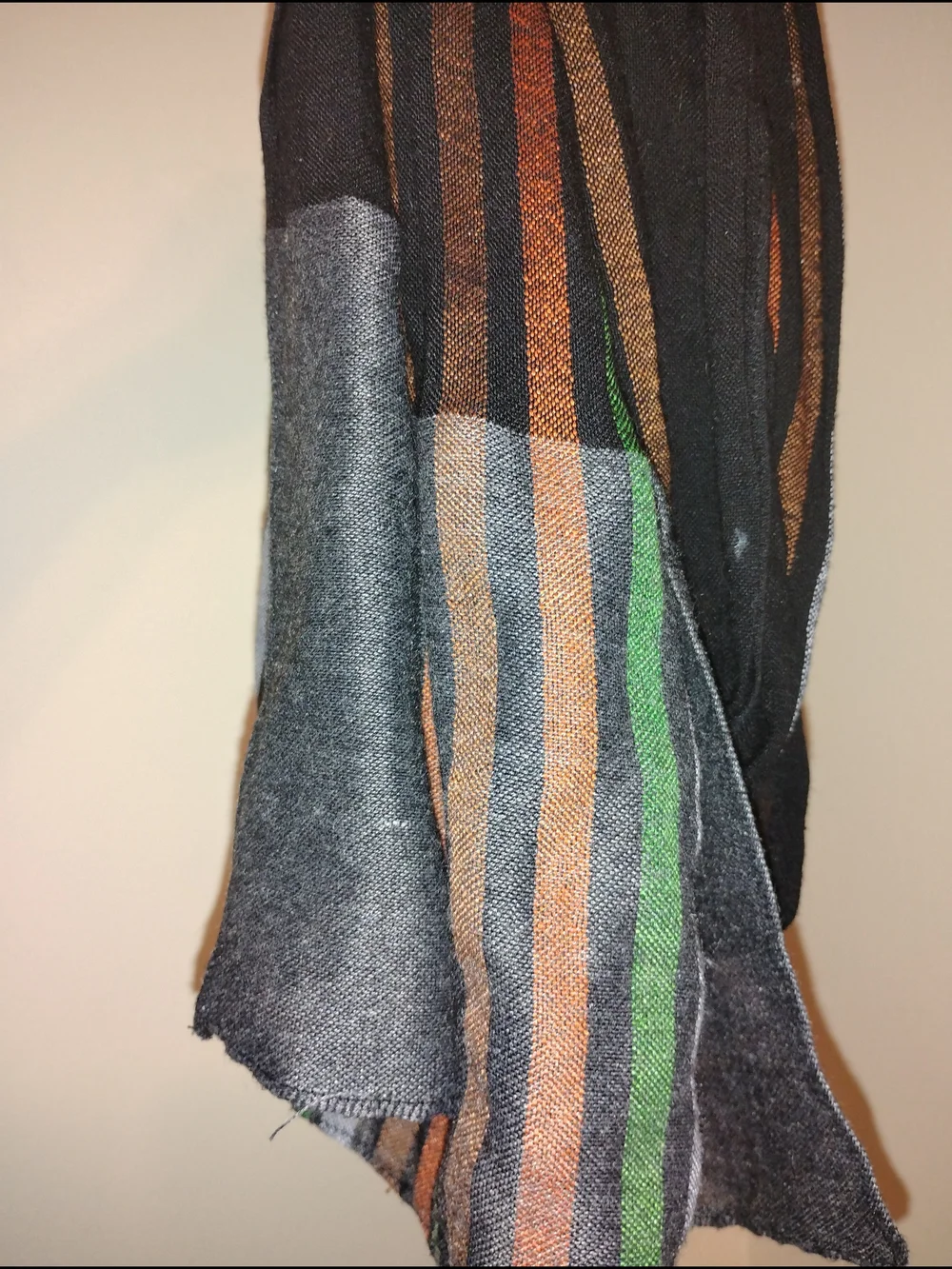 Striped Scarf 💚🤍 ♥️
